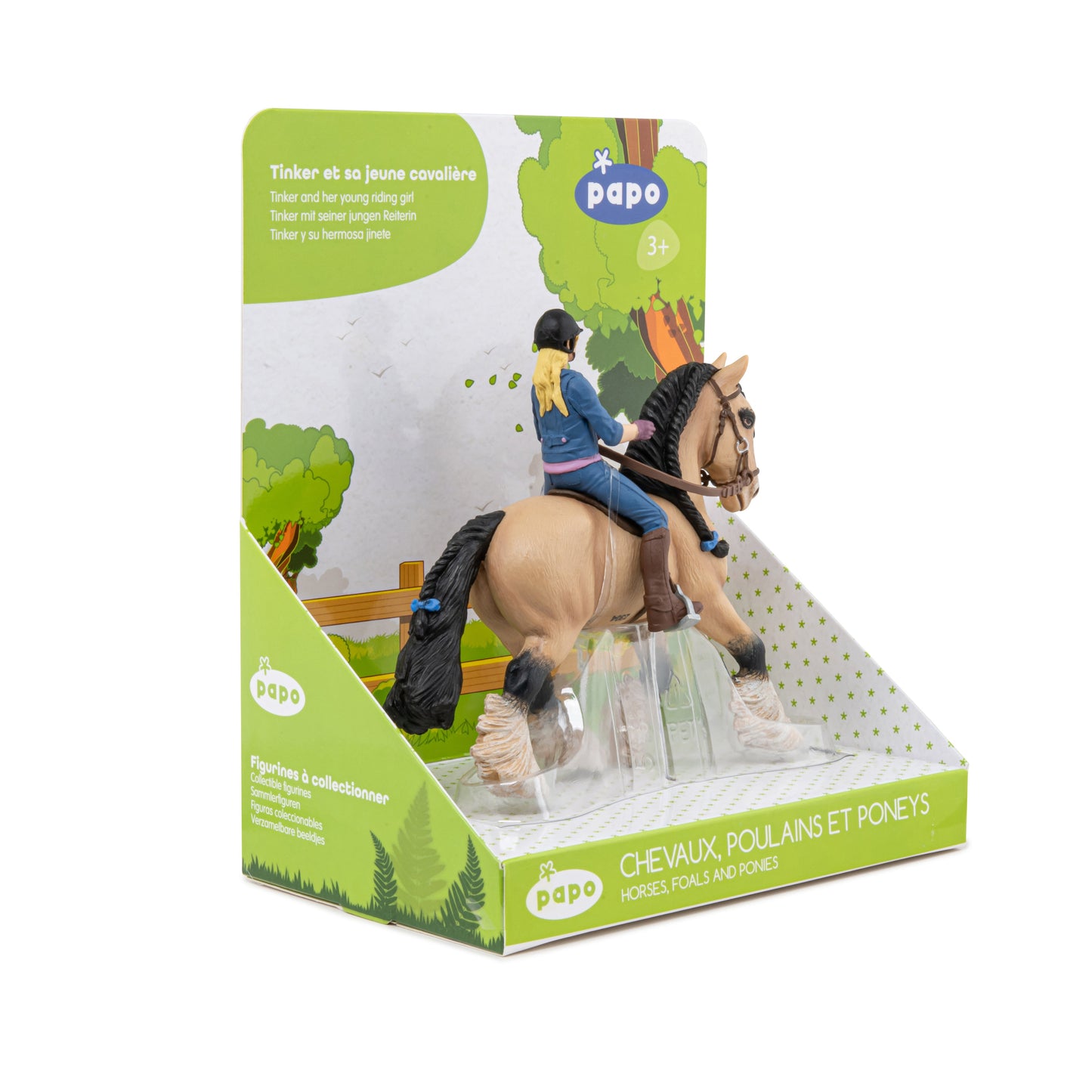 Figurine Tinker et sa jeune cavalière