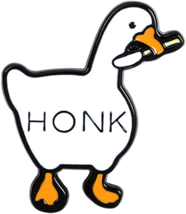 Spilla d'oca con coltello "Honk"