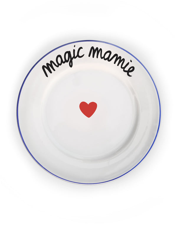 Assiette La Famille S’éclate - Magic Mamie