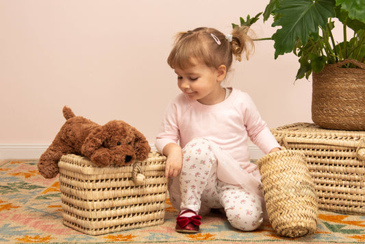 Perro de peluche marrón