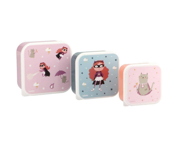 3 Boîtes à Déjeuner Fille Fantastique