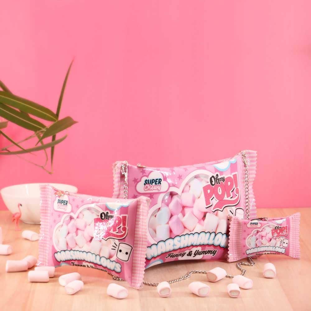Neceser de malvavisco Oh My Pop!, rosa
