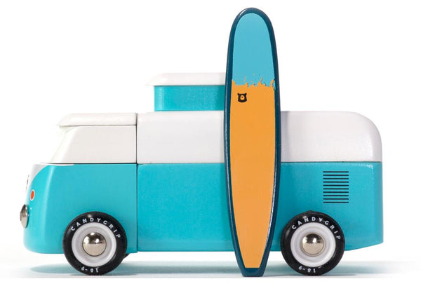 Auto in legno Candycar World - Ocean Beach Van