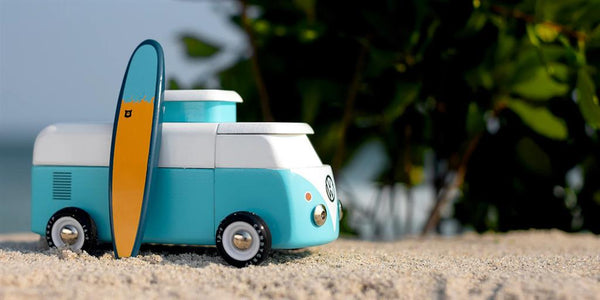 Auto in legno Candycar World - Ocean Beach Van