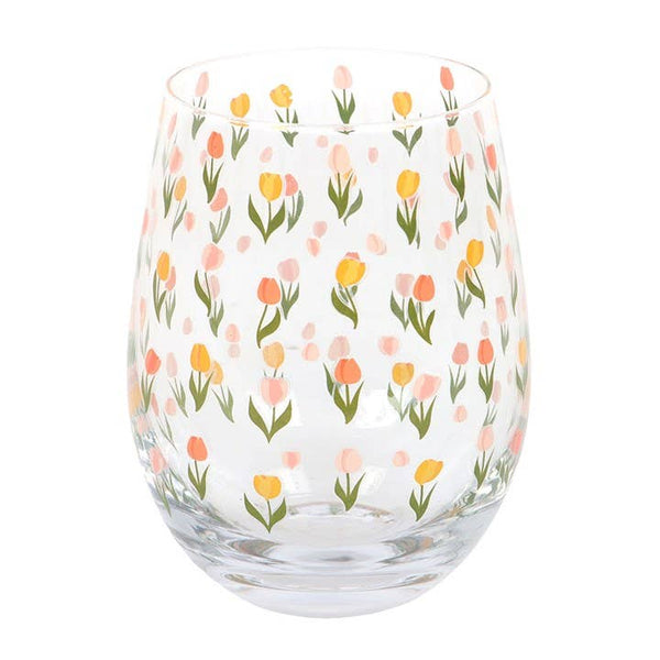 Bicchiere senza stelo a tulipano