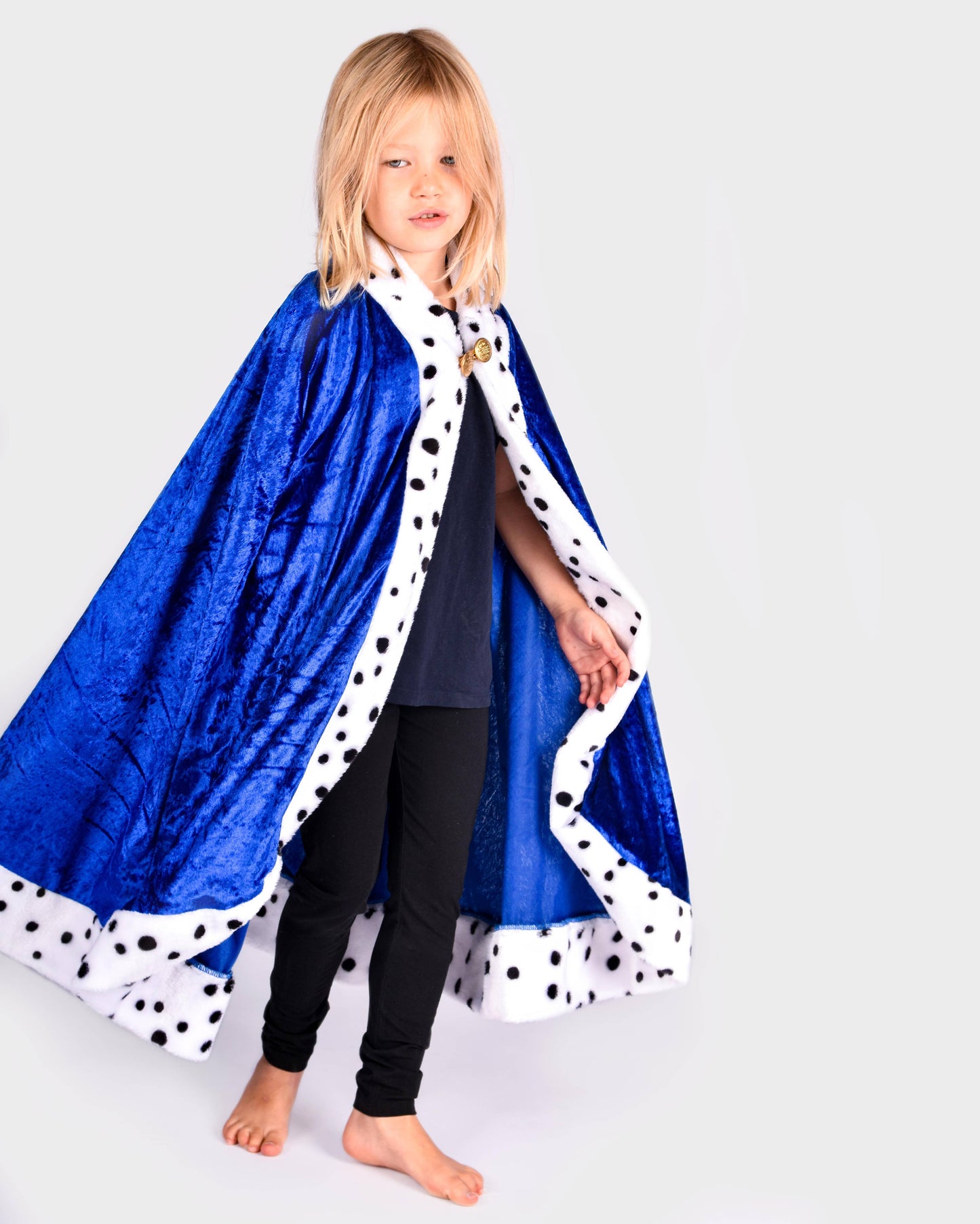 The King Cape Blue Velvet (4-8 ans)