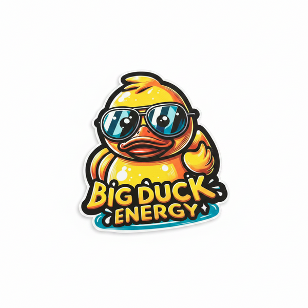 Autocollant Canard « Big Duck Energy »