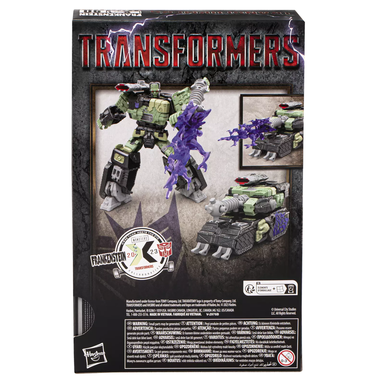 Transformers Collaborative Universal Monsters Frankenstein x Transformers Frankentron