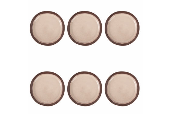 BRETAGNE TERRA SET 6 PCS FLAT PLATE - 5918725