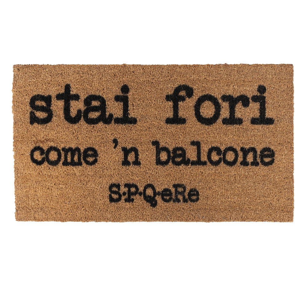 SPHERE DOORMAT "COME N BALCONE" COCONUT PVC 70X40CM - 5919850