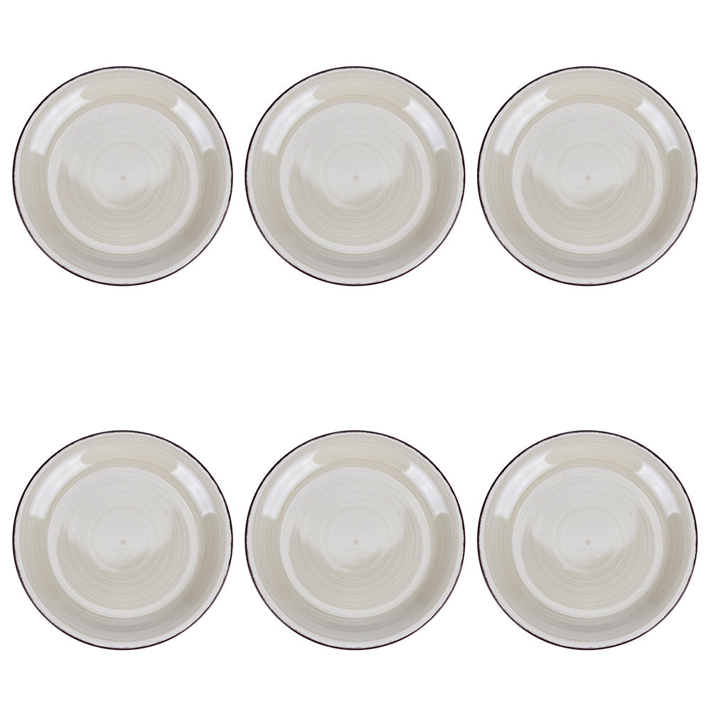 4 TONES SET 6PCS FRUIT PLATE SAND - 5920545