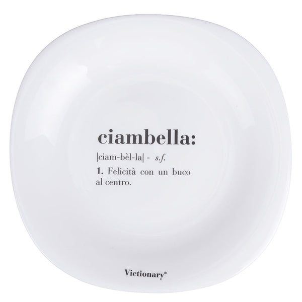 VICTIONARY SQUARED FRUIT PLATE D22CM DONUT - 5920685