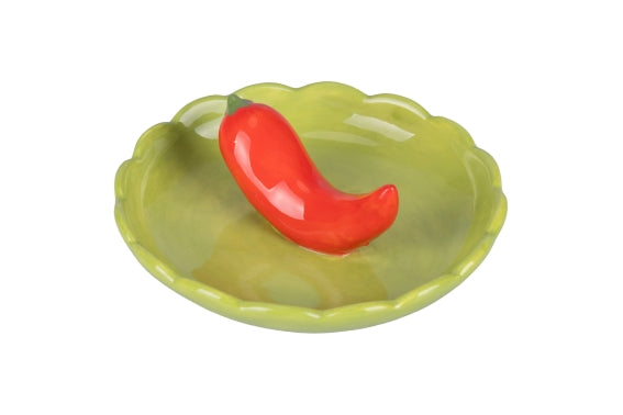 FRUIT LIFE SAUCER DECOR.11.2 GREEN/CHILI - 5921862