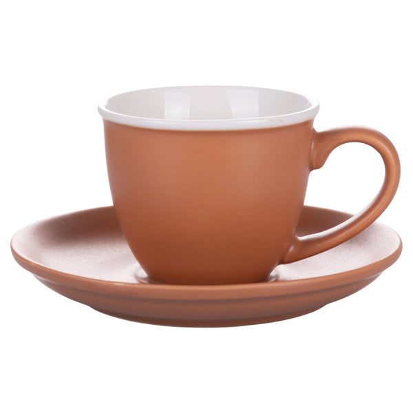 FORMA SET 6 CUPS 100ML W/SAUCER DULCE DE LECHE - 5922664
