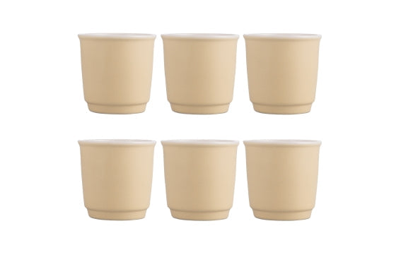 FORMA SET 6 COFFEE CUPS 100ML OH SANDY! - 5923484