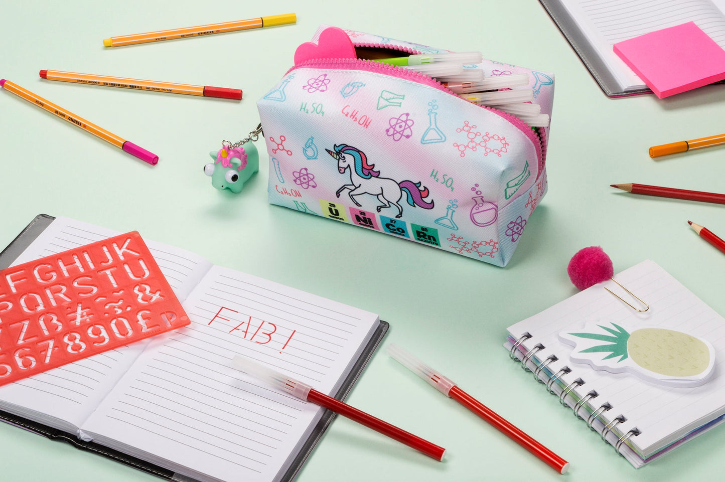 Trousse scolaire – licorne Chemistry