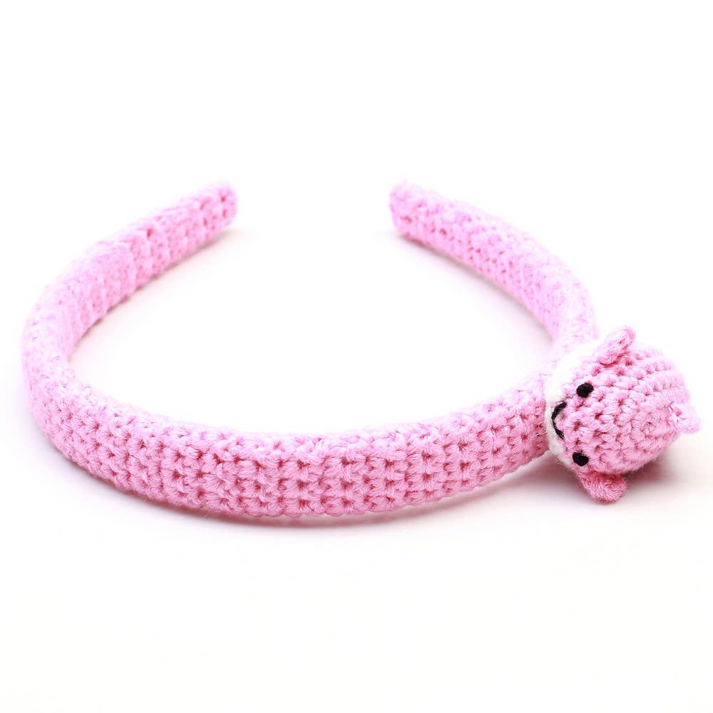 Diadema con ballena - Rosa