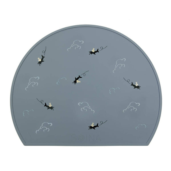 Tovaglietta in silicone Aviator - Grigio perla