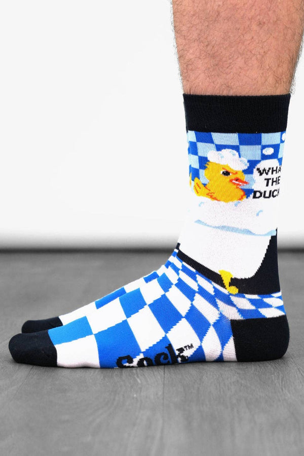 Chaussettes Bleues Canard “What the Duck?”