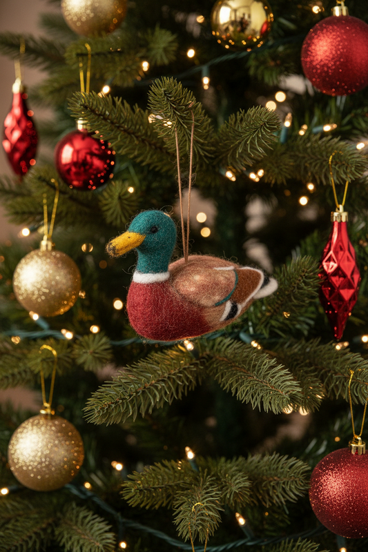 Bola de Navidad de Fieltro Maddox el Pato Real