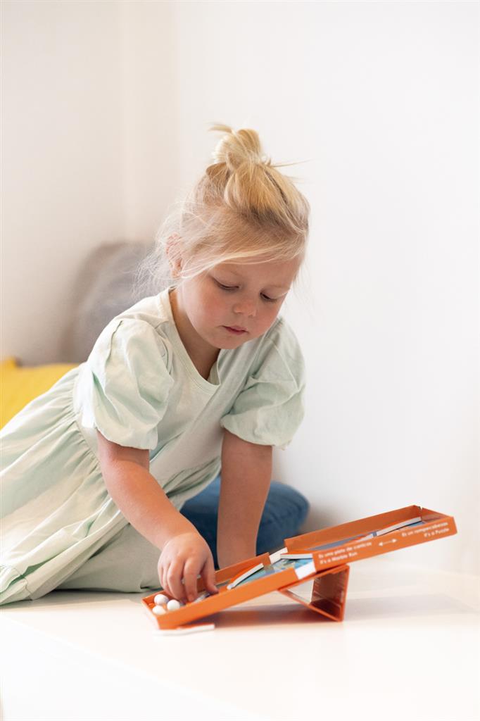 Marble Track & Magnetic Puzzle - Dinosaur