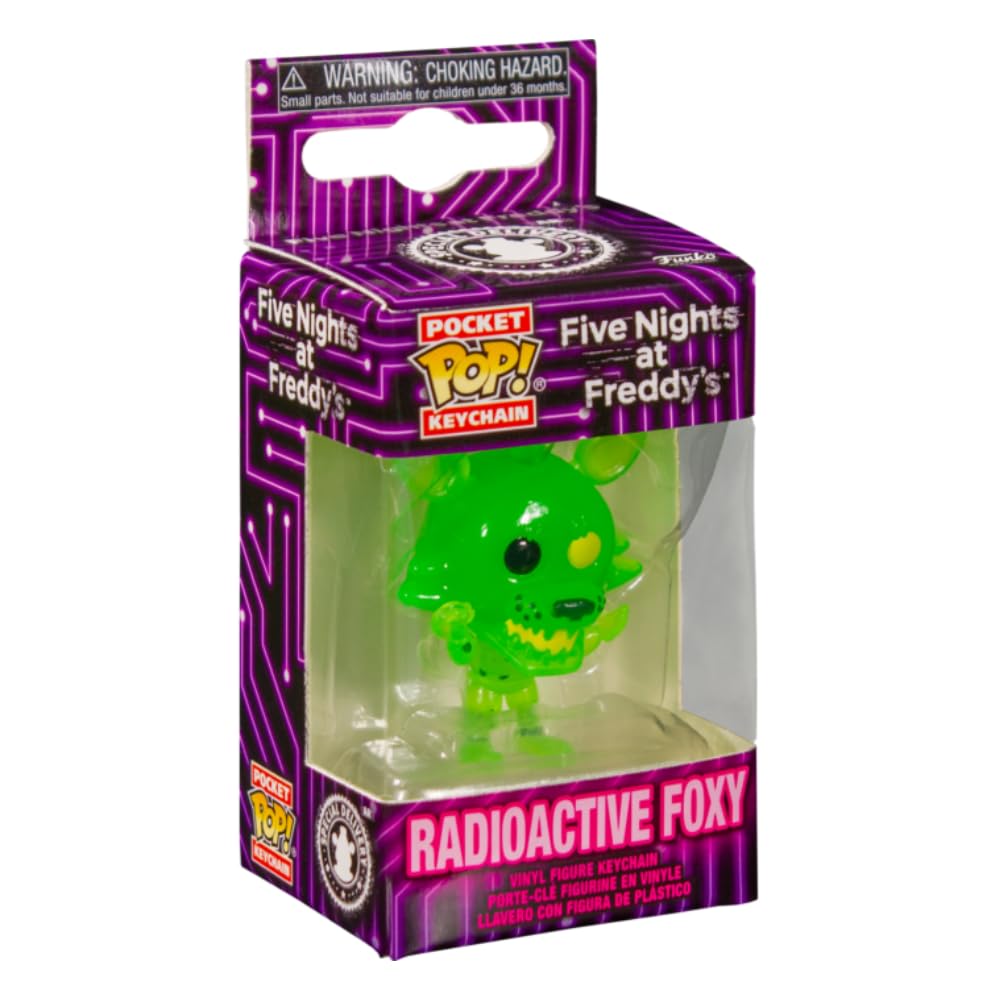 pop keychain radioactive foxy