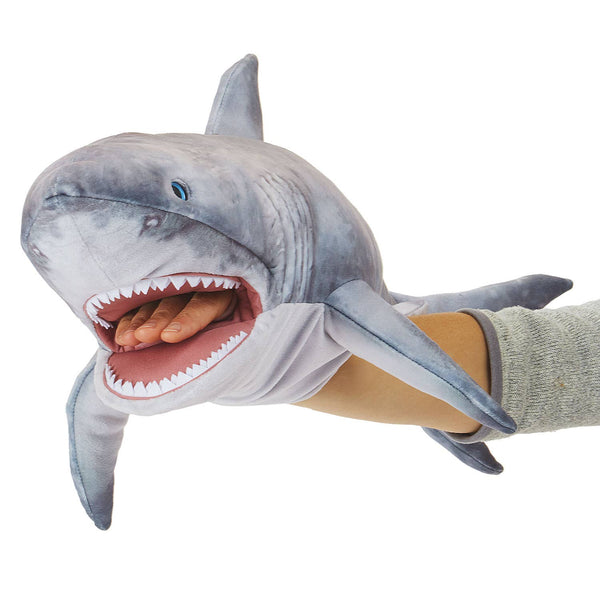 Marionnette à main Grand requin blanc 3181/ Grand requin blanc Folkmanis réaliste