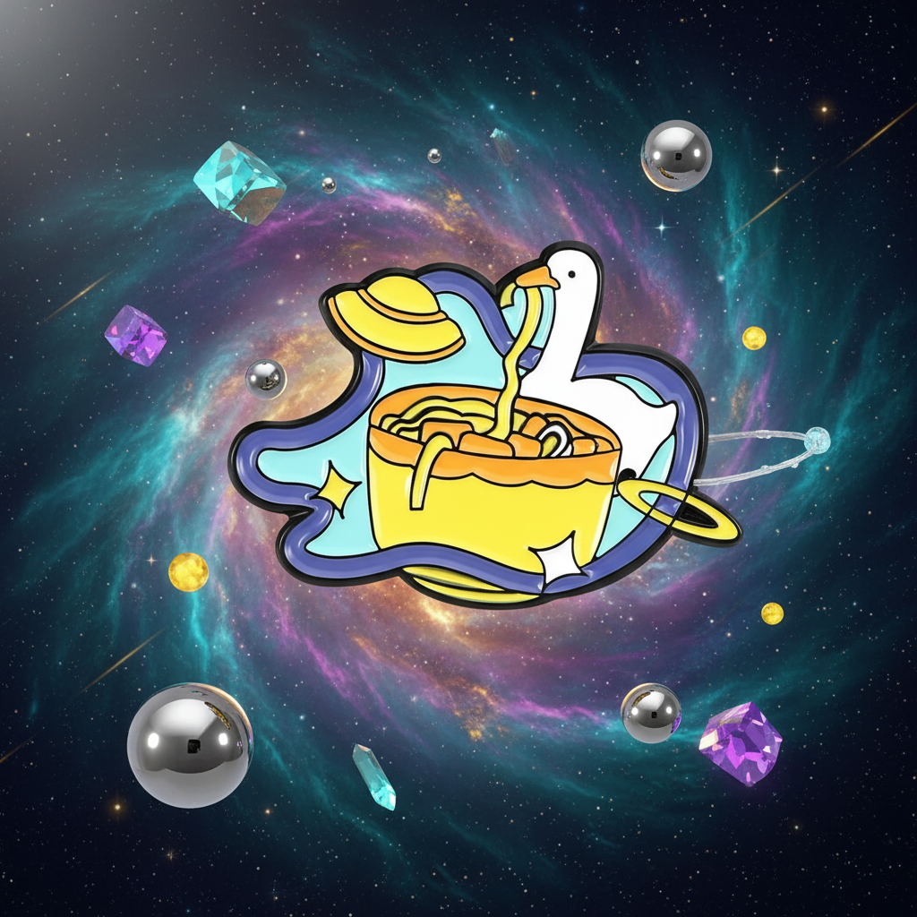 White Duck Pin "Space Noodle"