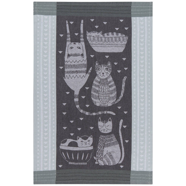 Strofinaccio jacquard Purr Party