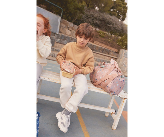 Fiambrera Bento con letras del alfabeto divertidas