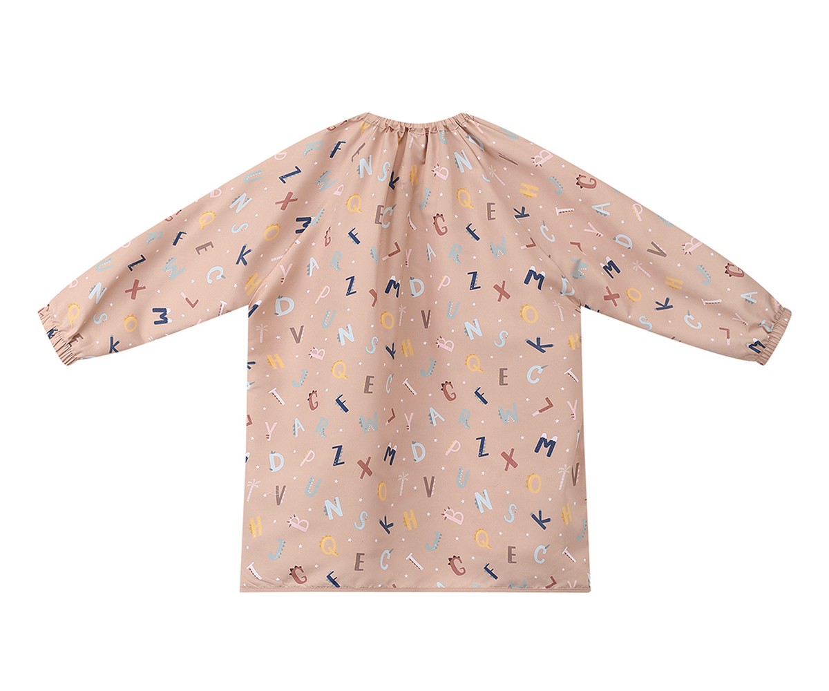 Delantal con bolsillo central y letras divertidas - Talla 3