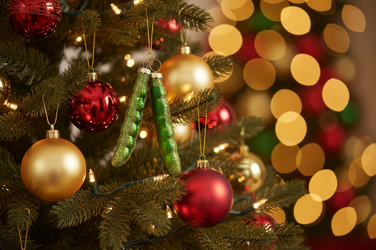 Décoration à suspendre Haricots Verts