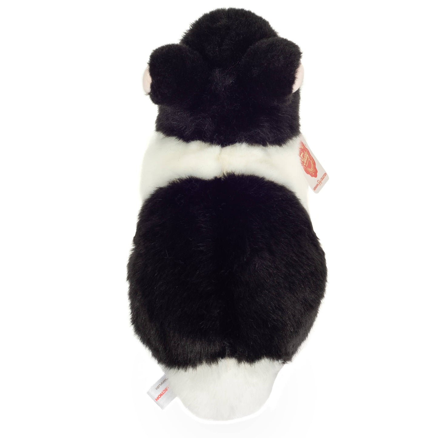 Peluche coniglio bianco e nero
