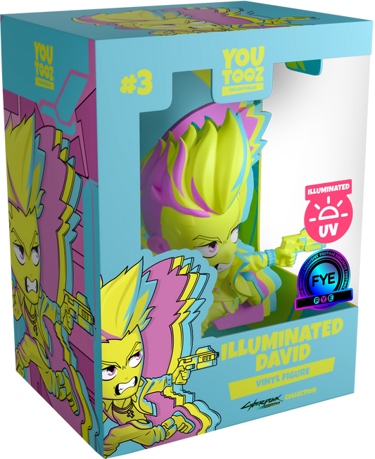 illuminated david youtooz
