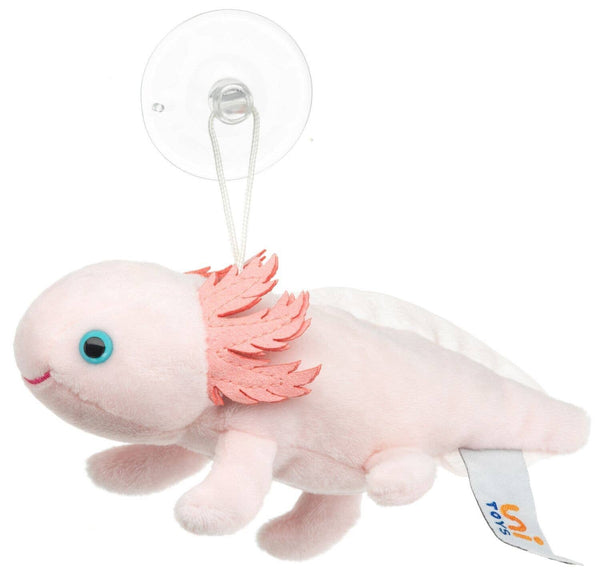Axolotl avec ventouse - 15 cm (longueur) - peluche Uni Toys
