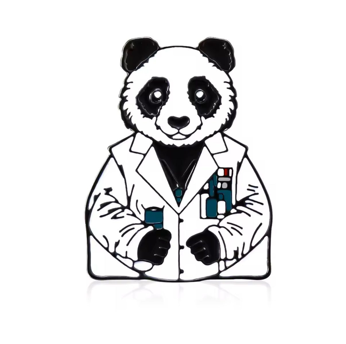 pins panda docteur