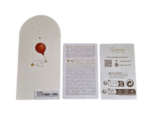 Calentador de manos grande con forma de gaviota de peluche