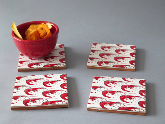 Gamba Design ceramic coasters
