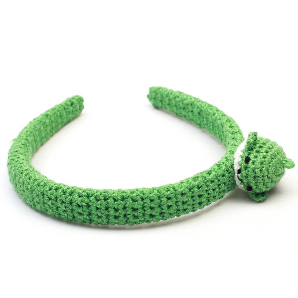 Diadema con detalle de ballena - Verde