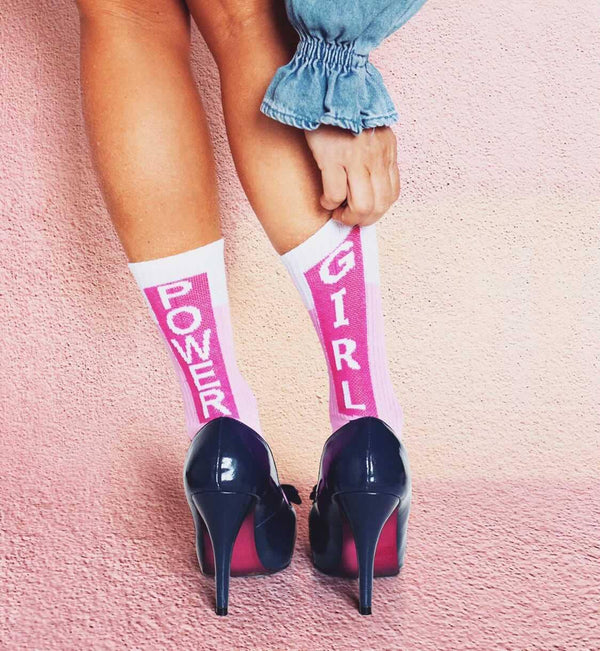 Calzini Girl Power - Rosa