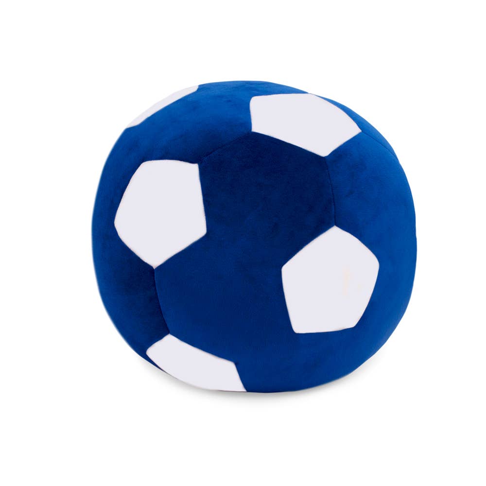 Cojín bebé con bola azul, 30 cm