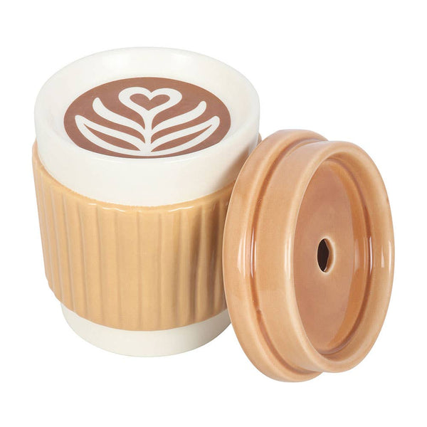 Brûleur d'huile en forme de tasse à café