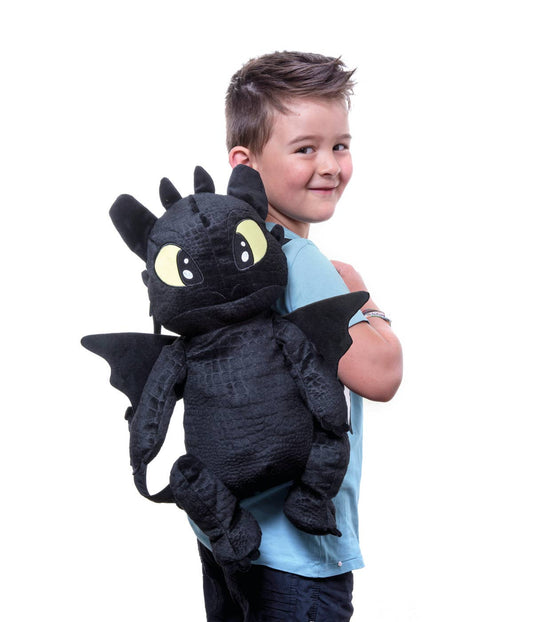 Mochila de peluche de dragones - Desdentado