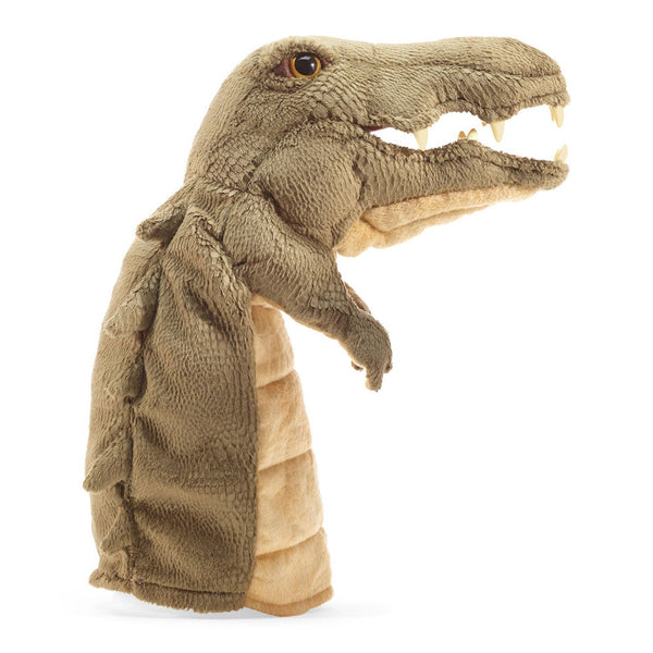 Marionnette à main Marionnette Crocodile Stage 3233, marionnette à main Folkmanis pour théâtre de marionnettes Folkmanis réaliste