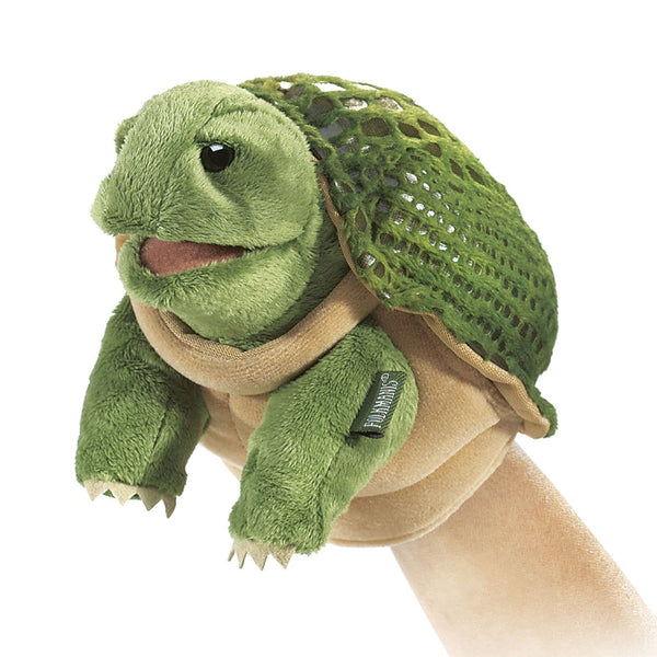 Marionnette à main Petite tortue Folkmanis réaliste
