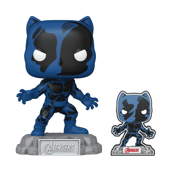 Funko Pop! Black Panther avec Pin's – Avengers