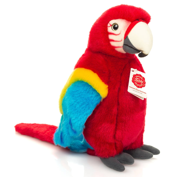 Peluche Perroquet Ara Rouge