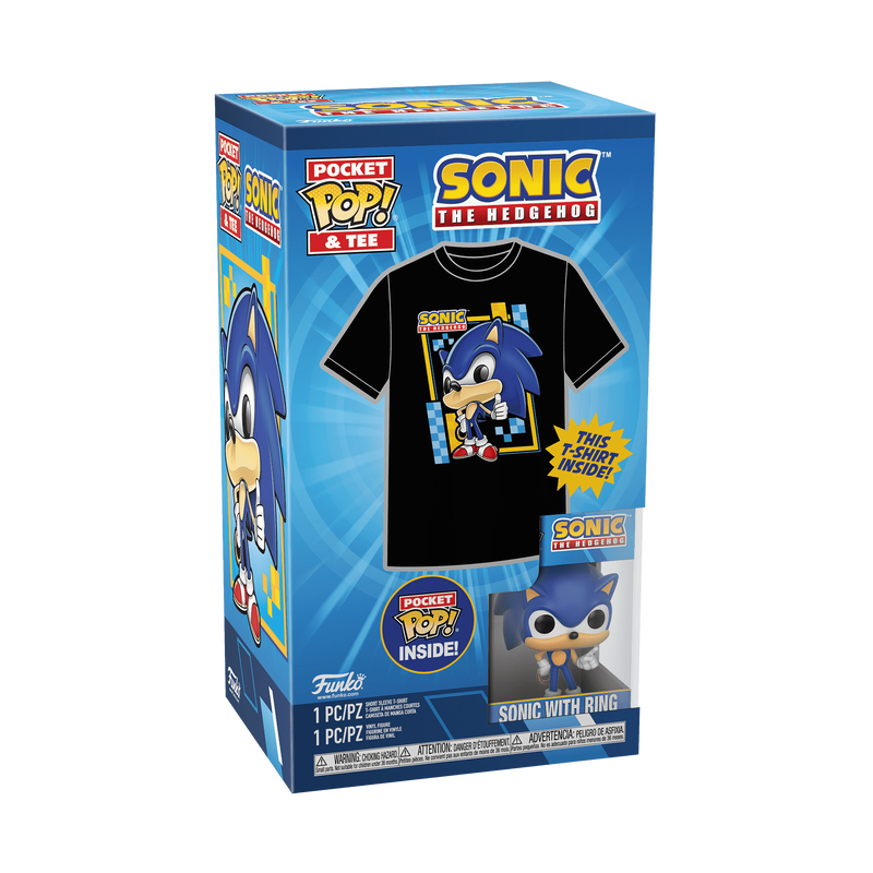 Sonic el Erizo - ¡Pompón de bolsillo! & Camiseta para niños
