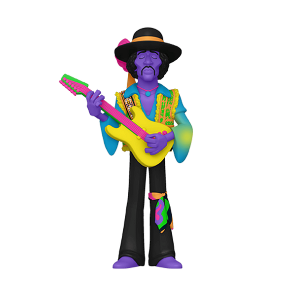 vinyl gold 5 jimi hendrix black light