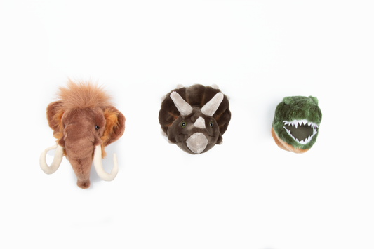Mini-têtes décoratives : coffret Préhistorique - Wild & Soft